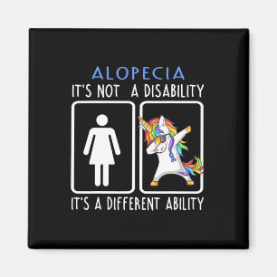 Alopezie Es ist keine Behindertenunterstützung Alo Magnet