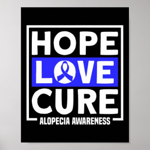 Alopezie Hoffnung Liebe Heilung Alopezie Areata Be Poster