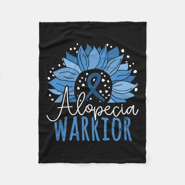 Alopezie Krieger1 Fleecedecke (Vorderseite)