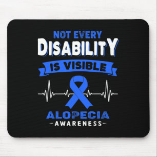 Alopezie - Nicht jede Behinderung ist sichtbar Mousepad