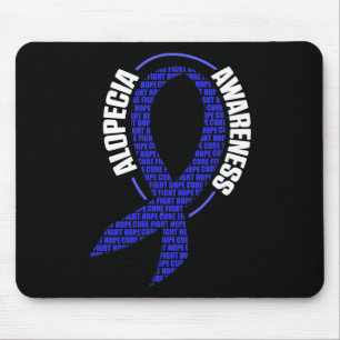 Alopezie Sensibilisierung für Haarausfall Krieger Mousepad