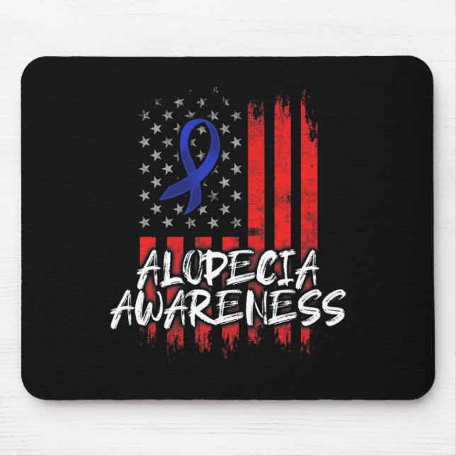 Alopezie Sensibilisierung Haarausfall Krieger Gesu Mousepad (Vorne)