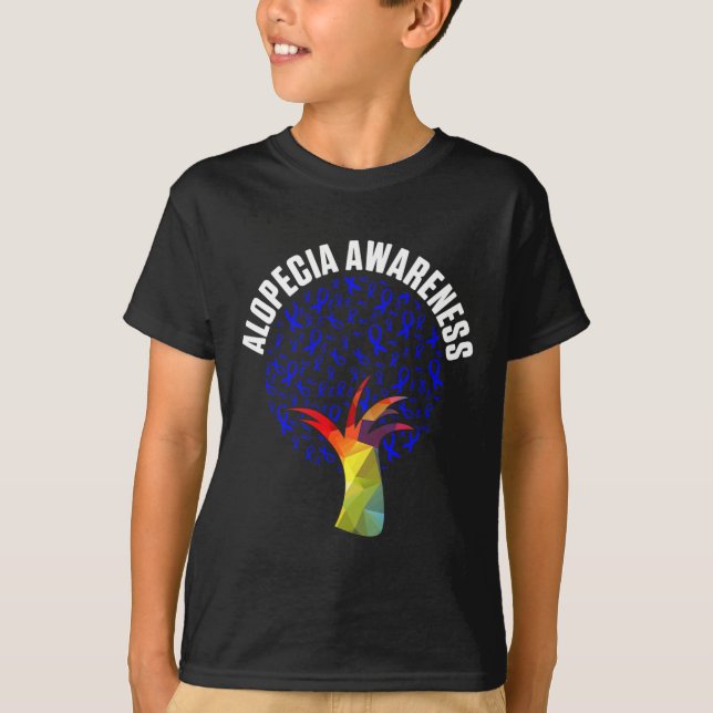 Alopezie Sensibilisierung Haarausfall Krieger kämp T-Shirt (Vorderseite)