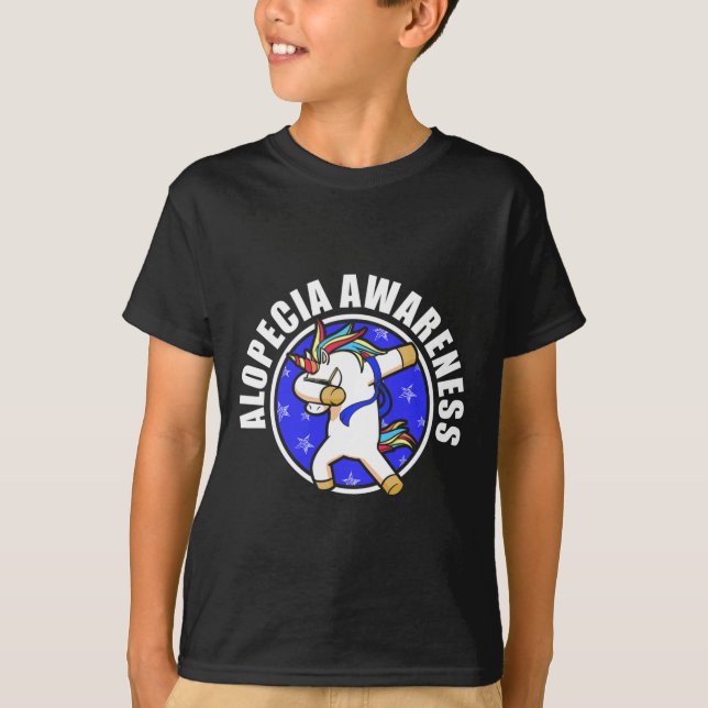 Alopezie Sensibilisierung Haarausfall Krieger Lieb T-Shirt (Vorderseite)
