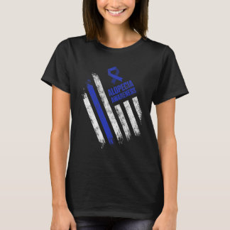 Alopezie Sensibilisierung Haarausfall Krieger Tack T-Shirt