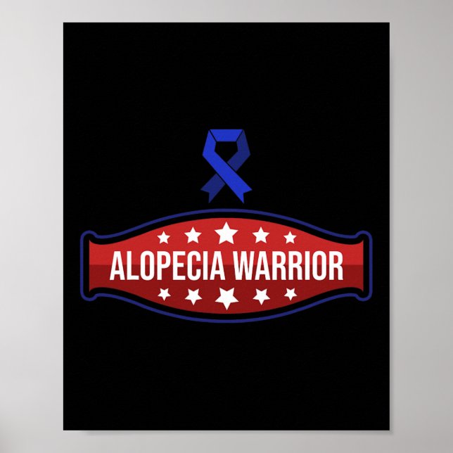 Alopezie Sensibilisierung Haarausfall Krieger Ther Poster (Vorne)