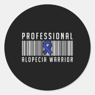 Alopezie Sensibilisierung Haarausfall Krieger veru Runder Aufkleber