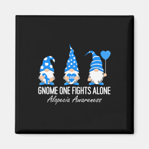 Alopezie Sensibilisierungsgewinn Ich trage Blue Ri Magnet