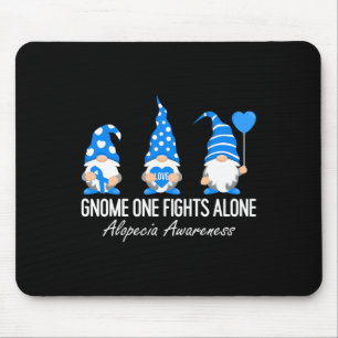 Alopezie Sensibilisierungsgewinn Ich trage Blue Ri Mousepad