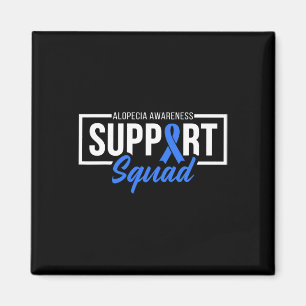 Alopezie Sensibilisierungskampagne Ich trage Blue  Magnet