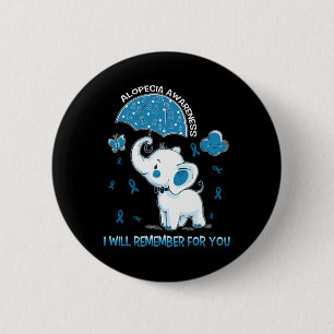 Alopezie Sensibilisierungskraft Elefant Button