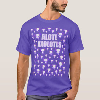 Alotl Axolotls Eine Menge Lila Axolotls Niedlich S T-Shirt