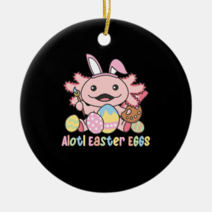 Alotl Ostereier Axolotl Ostern mit Puppe Keramik Ornament