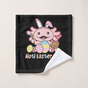 Alotl Ostereier Axolotl Ostern mit Puppe Waschlappen