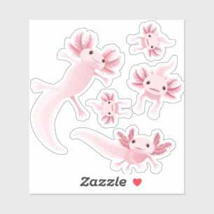 Alotta Pink Axolotls - Aufkleber-Set Aufkleber
