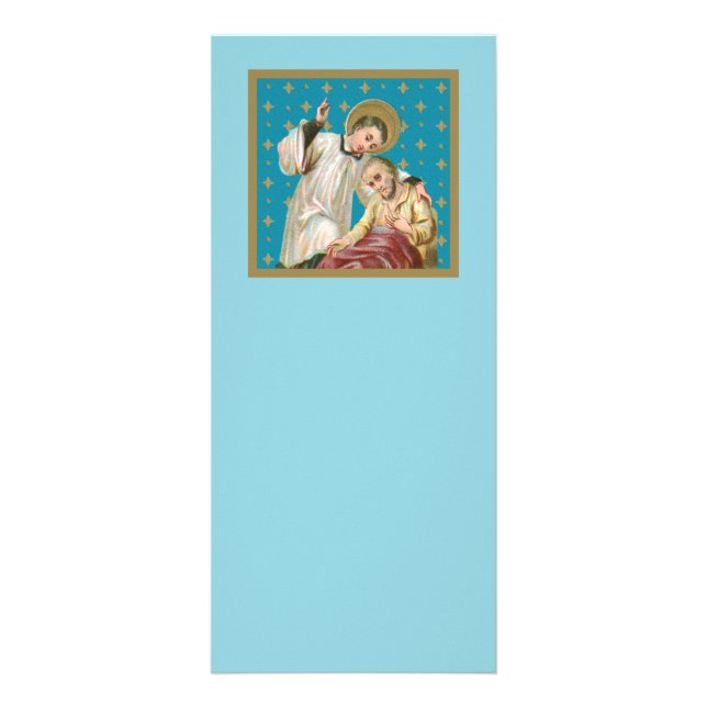 Aloysius Gonzaga & Plague Victim (M 006) Werbekarte (Vorne)
