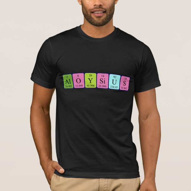 Aloysius Periodenname Shirt (Vorderseite)
