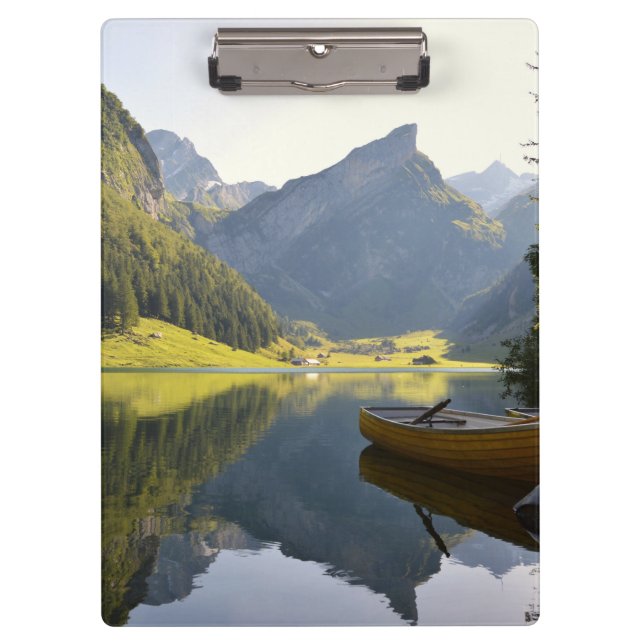 Alp Bergsee-Zauber im Foto Klemmbrett (Vorderseite)
