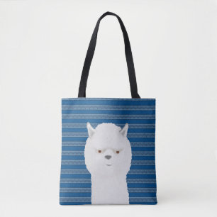 Alpaca Allover Tote Bag Tasche