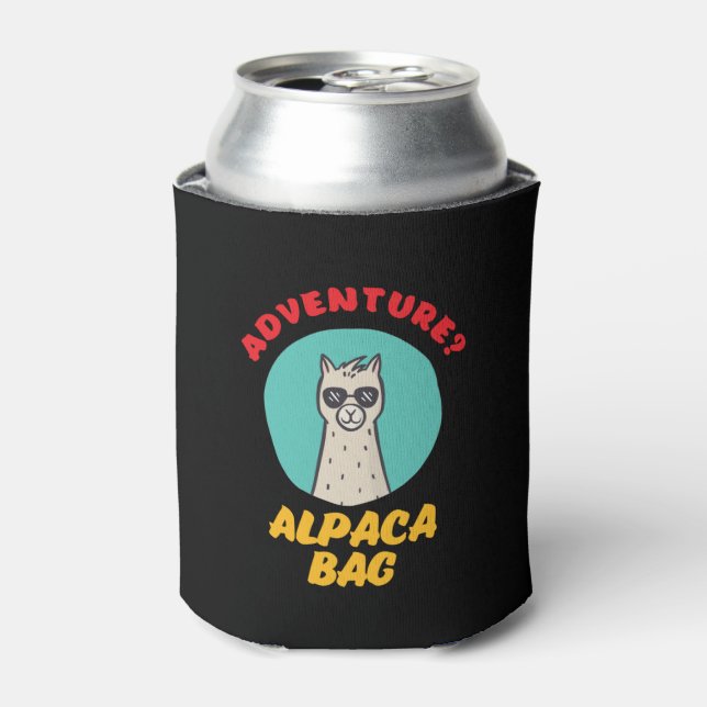 Alpaca Bag Funny Niedlich Holiday Vacacation Puns Dosenkühler (Kanne Vorderseite)