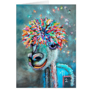 Alpaca - Bossy Betty 2 mit Story Card