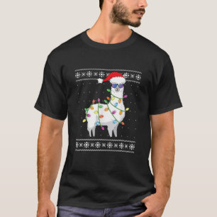 Alpaca Christmas Tree Funny Ugly Christmas Sweater T-Shirt