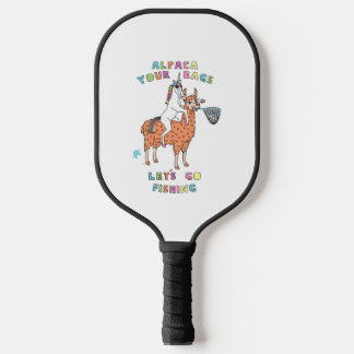 Alpaca Deine Taschen Lasse Go Angeln Einhorn Pickleball Schläger