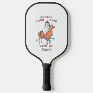 Alpaca Deine Taschen Lasse Skifahren Einiges Horn Pickleball Schläger