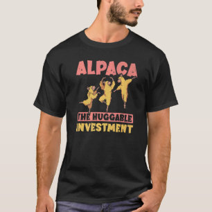 Alpaca Der Huggable Investment Alpaca Whisperer Fi T-Shirt