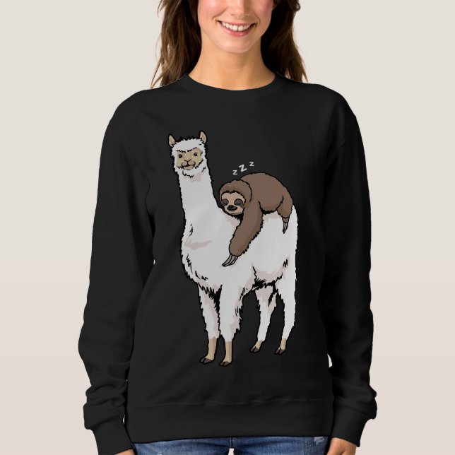 Alpaca Funny Alpaca Loafa Sweatshirt (Vorderseite)