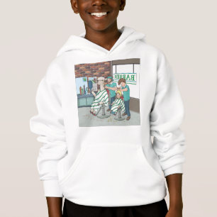 Alpaca-Haarschnitt Hoodie