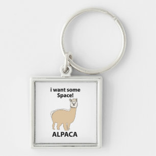 Alpaca Ich Wollte etwas Raum Funny Alpaca Schlüsselanhänger