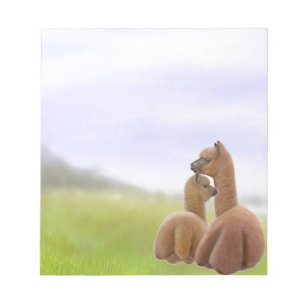 Alpaca-Liebe Notepad Notizblock