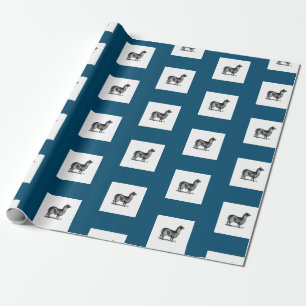Alpaca Llama Niedlich Peru Landschaft Art Geschenkpapier