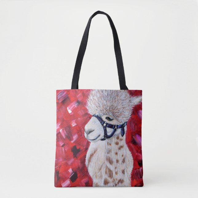 Alpaca-Malerei Tasche (Vorderseite)
