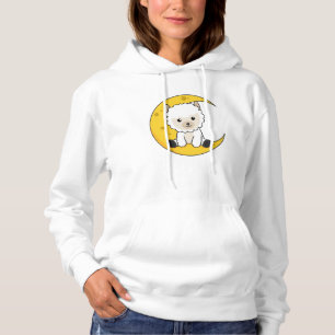 Alpaca Moon Gute Nacht billige Zahl süße Tiere Hoodie