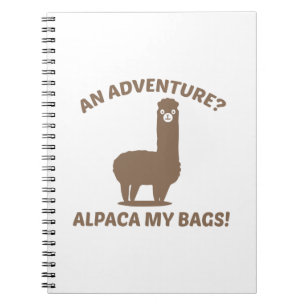 Alpaca My Bags Notizblock