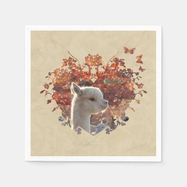 Alpaca Napkins Serviette (Vorderseite)