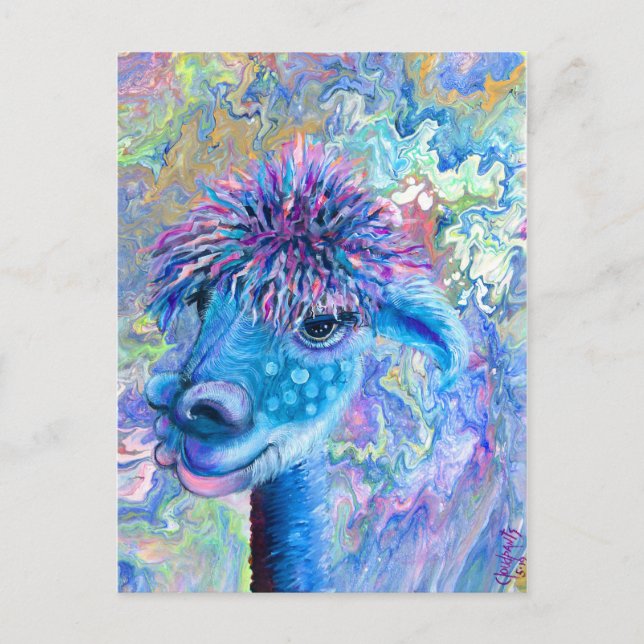 Alpaca - Nora postcard Postkarte (Vorderseite)