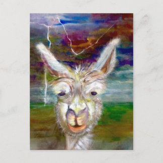 Alpaca - Onkel-Glen-Postkarte Postkarte