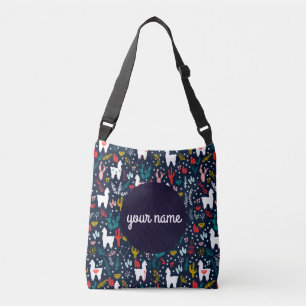 Alpaca Personalisiert Tote Bag Tragetaschen Mit Langen Trägern