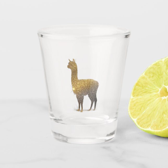 Alpaca-Schussglas Schnapsglas (Vorderseite)