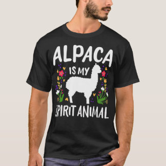 Alpaca Spirit Animal T-Shirt