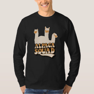 Alpaca Squad Pako Huacaya Lama Alpaca Züchter Alpa T-Shirt