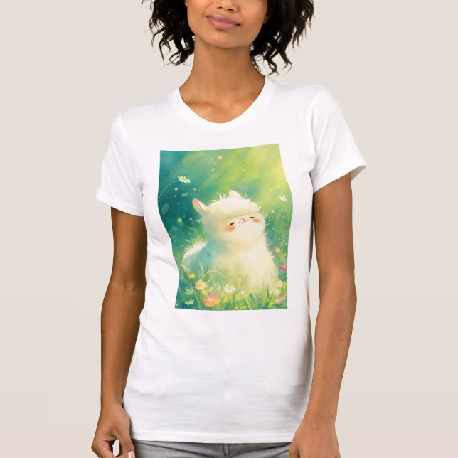 Alpaca Sunshine Escape T-Shirt (Vorderseite)