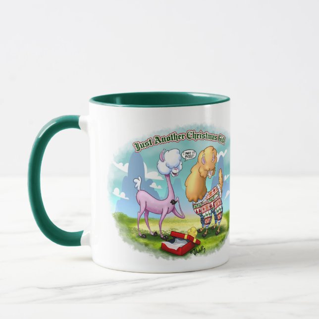 ALPACA SWEATER von Jeff Willis Art Tasse (Links)