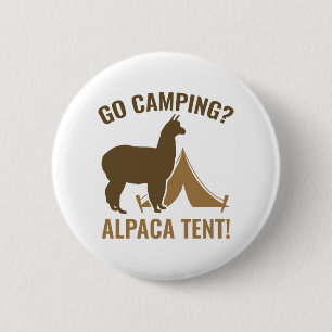 Alpaca Tent Button