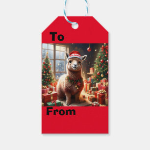 "Alpaca the Presents: A Christmas Tale" Geschenkanhänger