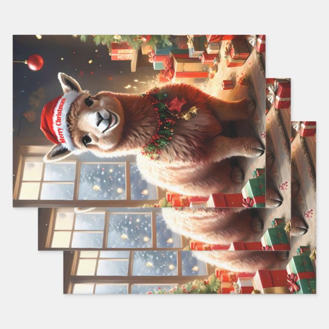 "Alpaca the Presents: A Christmas Tale" Geschenkpapier Set (Set)