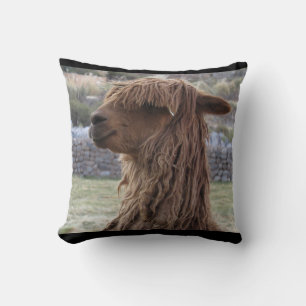 ALPACA THROW PILLOW KISSEN